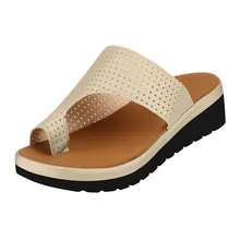 Women's Summer Open Toe Thong Sandals Flip Flop Casual Hollow-out PU Leather Flat Heel Slippers Sandals Sequins Beach Sandals okabashi womens maui thong flip flop sandals