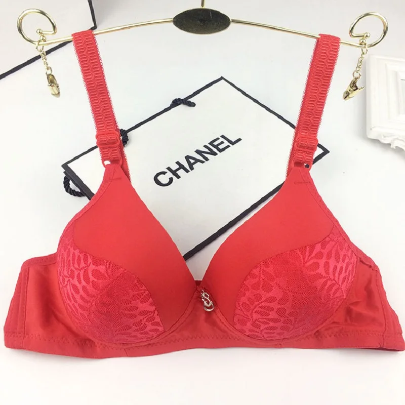 new sexy comfortable push up women bras thin B cup no wire underwear adjustable female Brassiere lingerie modis bralette
