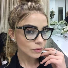 REALSTAR высокое качество очки для глаз кошки кадров Для женщин очки при близорукости рамка бренд Компьютер глаз женские очки оculos S551