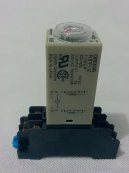 

free shipping AC 24V Delay Timer Time Relay 0~60 Minute H3Y-2 with Base