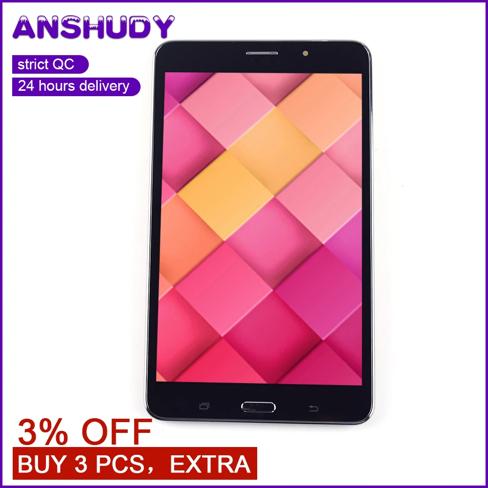 

For Samsung Galaxy Tab 4 7.0 T231 SM-T231 Touch Screen Digitizer Sensor + LCD Display Panel Monitor Assembly + Frame