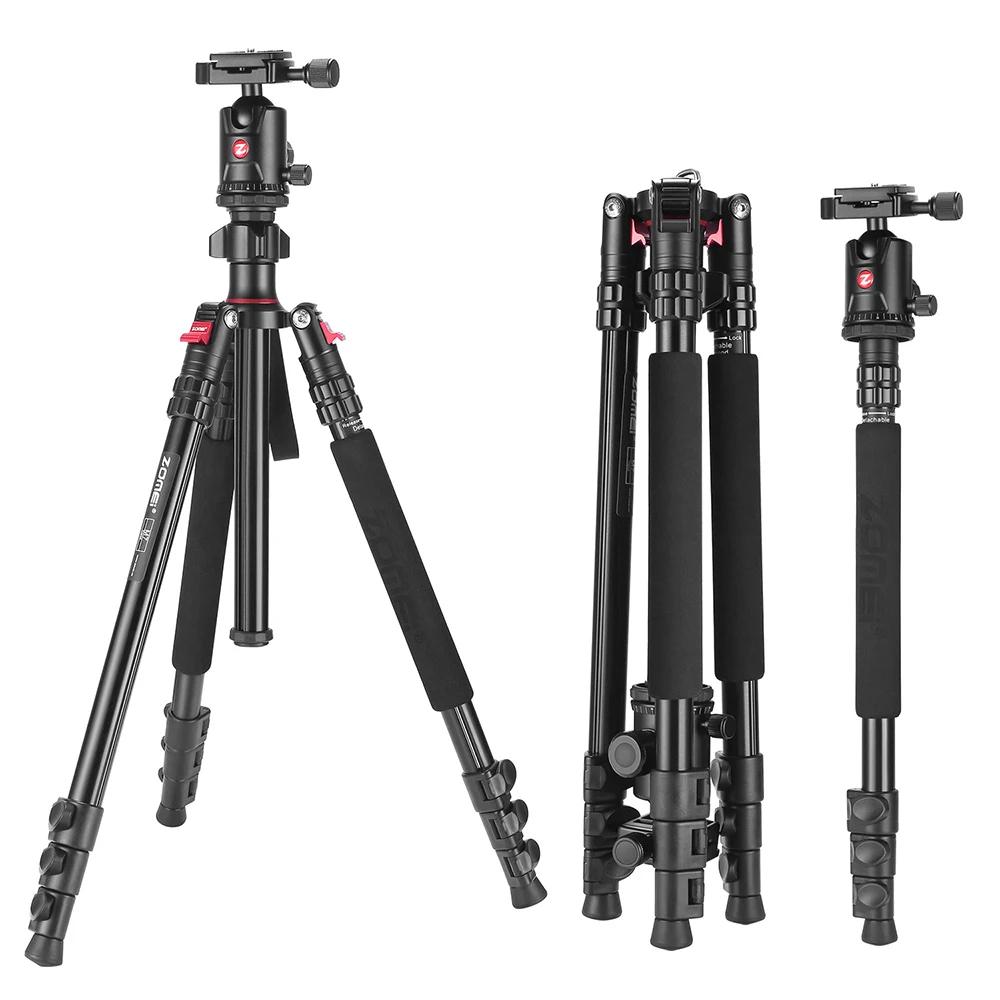 

ZOMEI M7 Travel Photography Bracket Camera Tripod Aluminum Material for SLR Dslr DV Projector