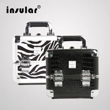 Free Shipping Hot Sales Cosmetic Case Fashion Makeup Case PU Leather Makeup Box Makeup Bags