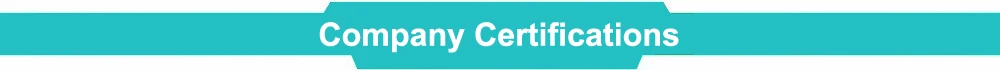 Company Certifications