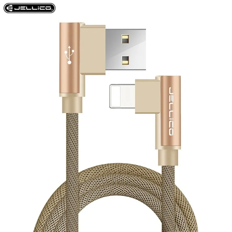 Jellico كابل يو اس بي ل فون Xs ماكس Xr X 8 7 6 زائد 6 s 5 s زائد لباد البسيطة سريع شحن كابلات الهاتف المحمول شاحن الحبل البيانات