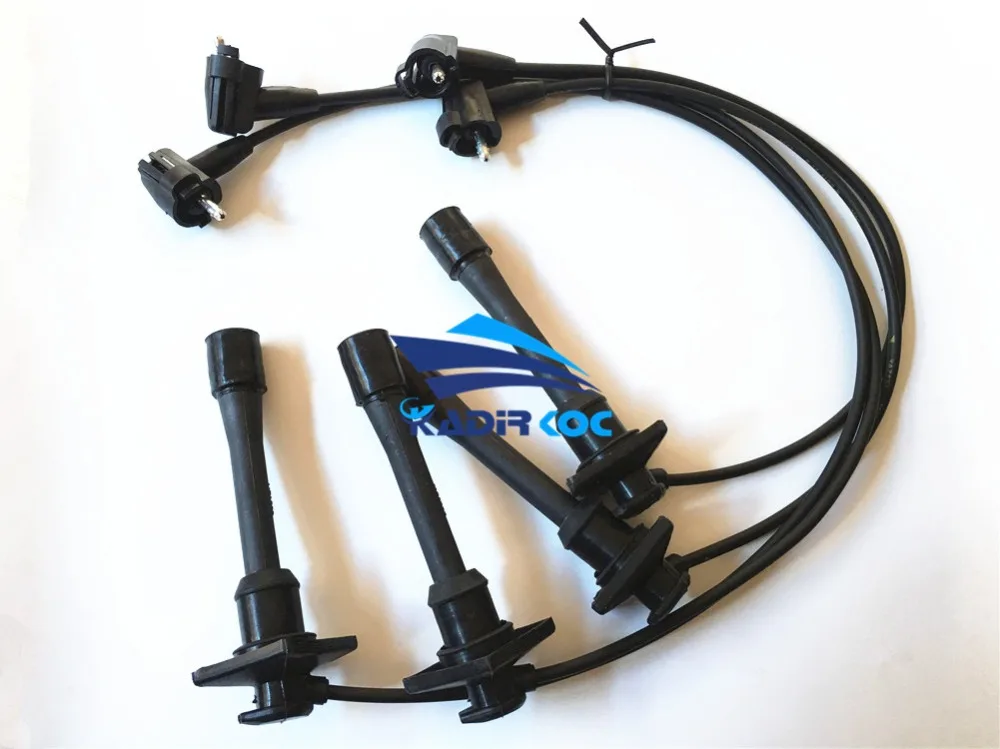 Paquete de 4 nuevos cables de ignición 90919-22327 para Toyota Corolla Celica 7A-FE Paquete de 4 nuevos cables de ignición 90919-22327 para Toyota Corolla Celica 7A-FE