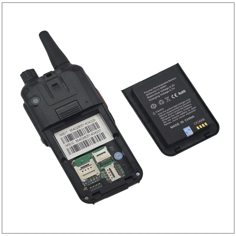 Портативная Рация 50 км 4G сеть GSM MTK две SIM карты профессиональная рация 3500 мАч