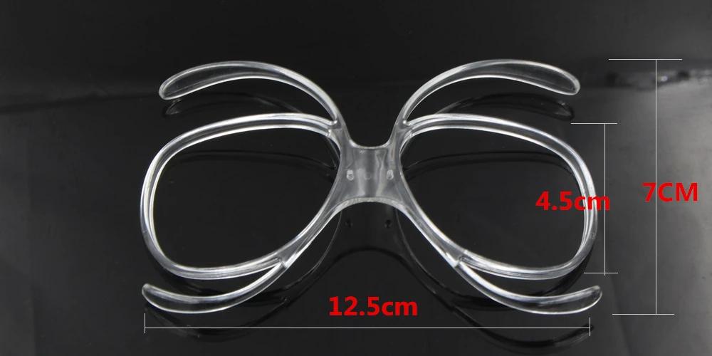 Lunettes de ski pour myopie, lunettes spéciales, lunettes de moto, clip de miroir de vent