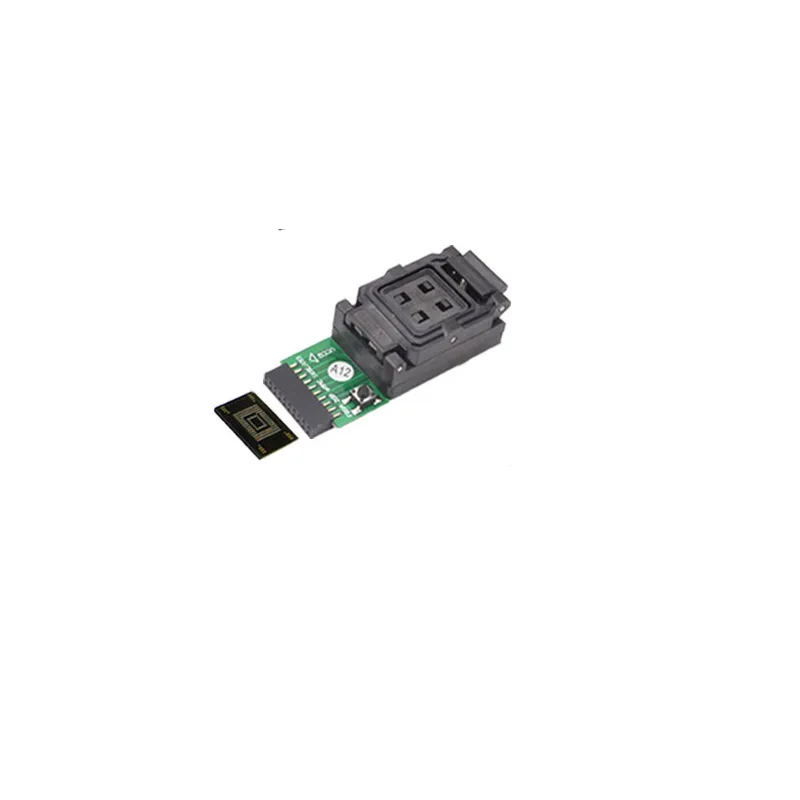 

eMMCtest Socket to 20pin universal port for eMMC153 eMMC 169 nand flash testing reader size 11.5x13mm for data recovery