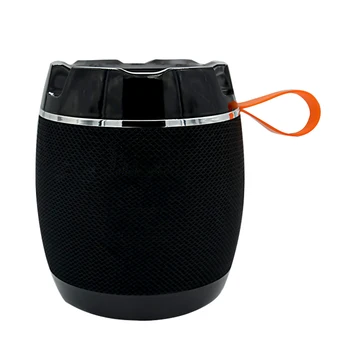 

Portable Bluetooth Mini Speaker Wireless Subwoofer Speaker Stereo Sound Box Cloth Cover Fabric Tablet Speaker black