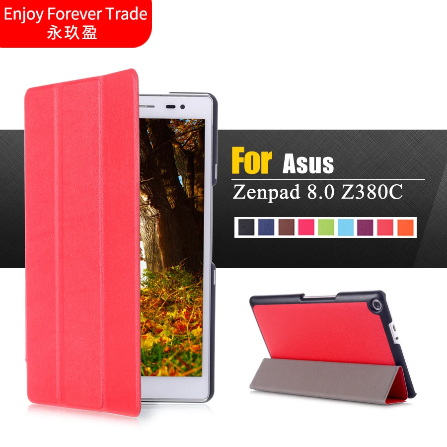 smart pu leather cover case For Asus Zenpad 8.0 Z380 Z380C