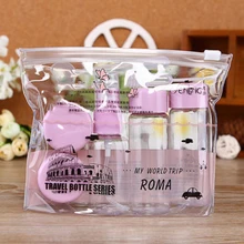 Путешествия Ванная комната для хранения косметики бутылки 7 шт./компл. Путешествия Косметика отдельные бутылки Полезная путешествия Аксессуары для ванной комнаты