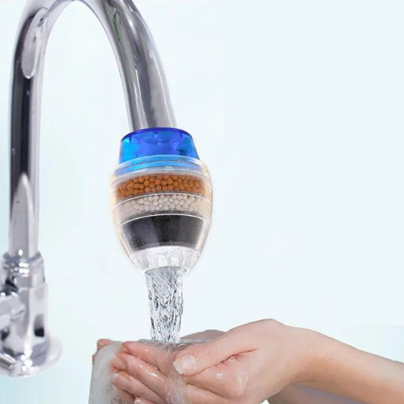 

Adoolla 1pc Coconut Carbon Home Kitchen Restaurant Faucet Tap Multi Layers Water Clean Purifier Filter Cartridge