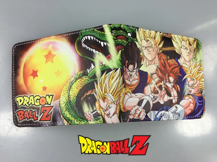 Горячая новинка аниме-кошелек мультфильм Dragon Ball кошельки carteira анимация держатель карты сумки подарок для мужчин дети кожаный короткий кошелек