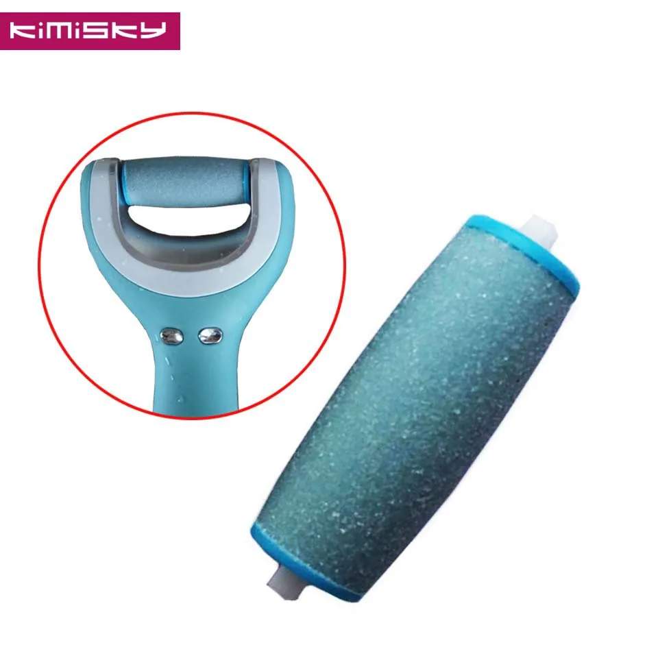 

Blue 1 pcs foot care tool pedicure tools Roller Head Rough Pedi Electric Foot File Roller Heads 20*50MM Free Shipping