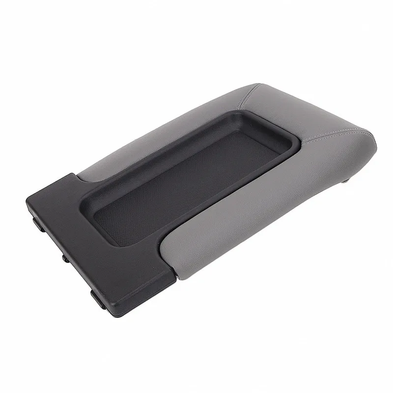 Vehicle Leather Center Console Armrest Cover Lid Cap For Chevrolet Chevy Tahoe Silverado 1500 2500 3500 Suburban GMC KOLEROADER (22)