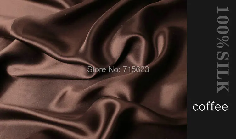 9 цветов 19 момме 285 см ширина шелк Шармез Атласная Ткань для шелковых постельных принадлежностей домашний текстиль