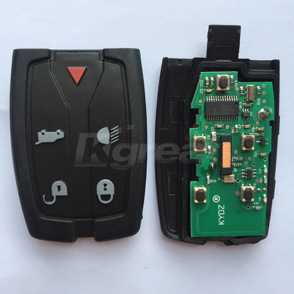 

remote control 5 button remote key for landrover freelander remote with 433MHZ chip PCF7945/7953 car key