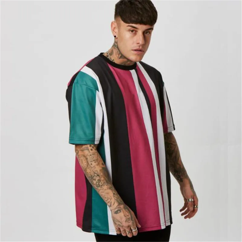 عالية الجودة العلامة التجارية الرجال العضلات تي شيرت كمال الاجسام اللياقة البدنية الرجال قمم القطن singlets زائد كبيرة حجم الهيب هوب التي شيرت ق...