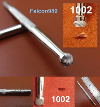 

1pc Stainless Steel Leather Craft Carving Stamping Stamp Punch Stamper Tool Master Leather Stamper - Chisel Pricking Iron Awl