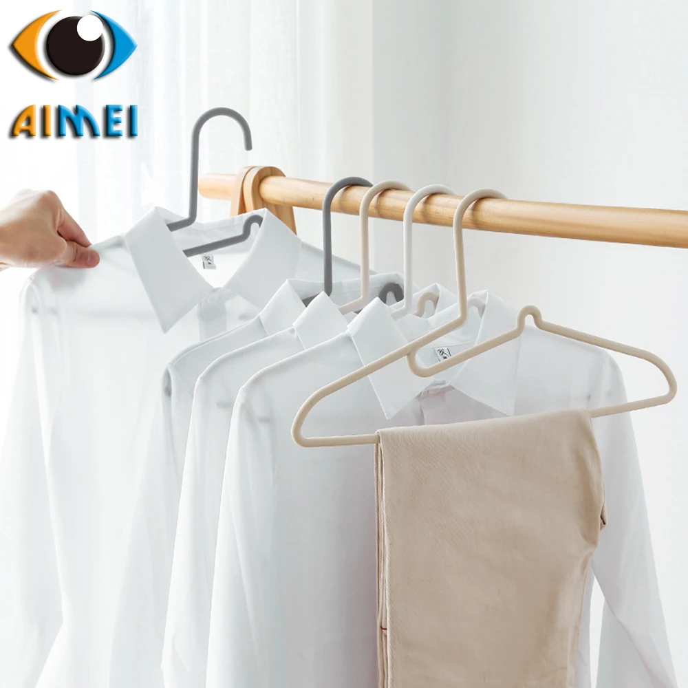 Household do not hurt the neckline racks plastic hanger clothes hanger