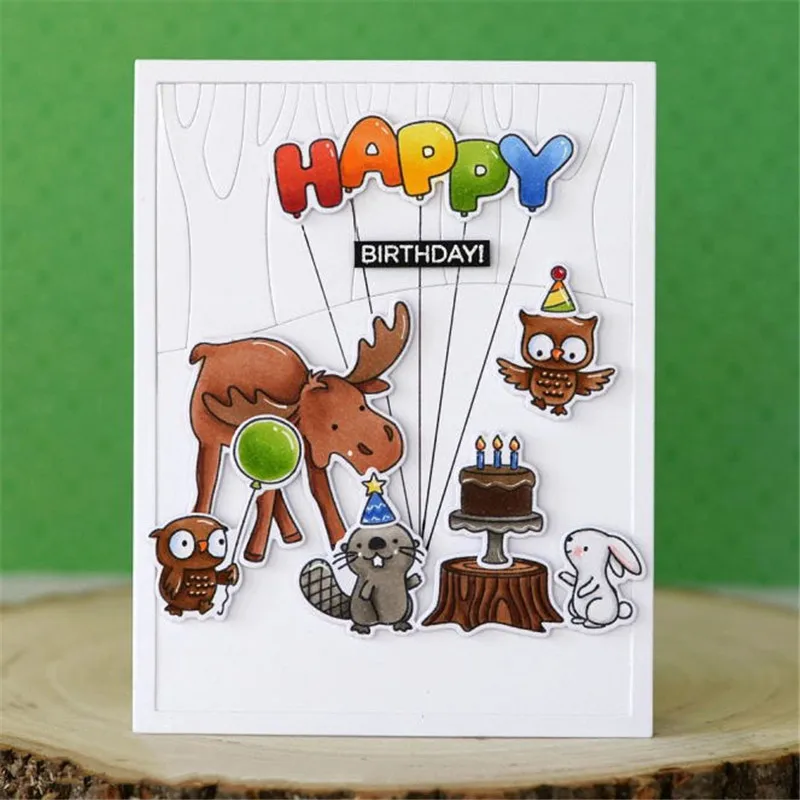 

GJCrafts Deer Animal Metal Cutting Dies for Scrapbooking Die Cut Stitch Craft Dies Troqueles New Die for 2019 Stencil