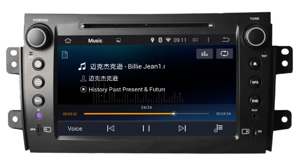 Cheap ROM 16G Quad Core 1024*600 Android 5.1.1 Car DVD GPS for SUZUKI SX4 2006 2007 2008 2009 2010 2011 2012 Radio Head Unit WIFI 4G 2