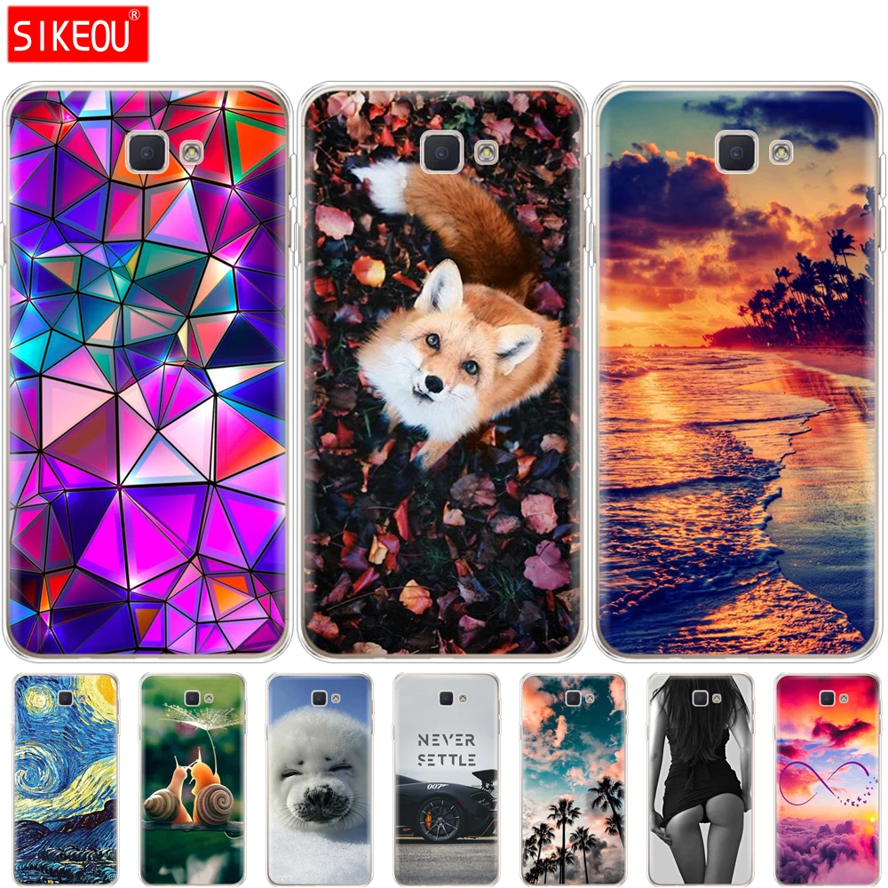Cases For Samsung Galaxy J5 Prime G570F Soft TPU Silicone Cover 2016 Phone Case Back Full 360 Shell | Мобильные телефоны и
