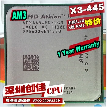 original for AMD Athlon II X3 445 3.1 GHz Triple-Core Socket AM3 Desktop CPU Processor scattered pieces quad-core processor