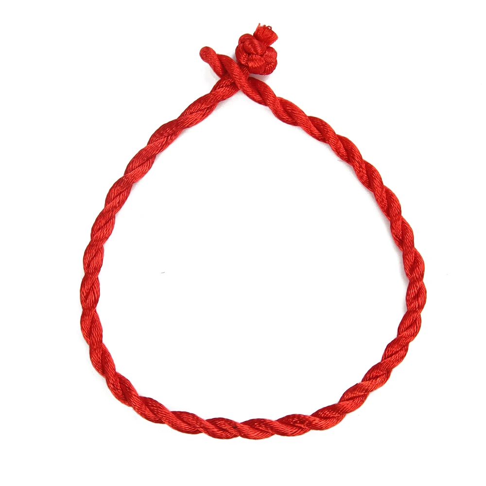 

10pcs Handmade Weave Lucky Red Rope Chain Bracelet Traditional Chinese Knot Bracelet & Bangle Wax String Jewelry