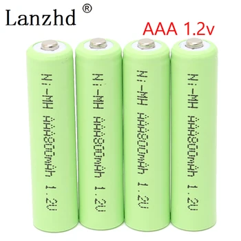 

2020 AAA Rechargeable Battery AAA 1.2V Batteries 800mah Ni-MH batteies Rechargeable Batteries for Remote Control Toy(4PCS-40pcs)