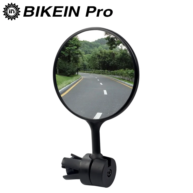

BIKEIN Cycling Mountain Bike Handlebar Ends Rear View Mirror 360 Rotate Road Bike Reflective Safety Mirror Bike Accessories 52g