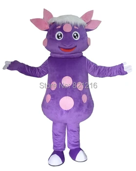 

Hot Sale Purple Luntik Character Mascot Costume For Adult Fancy Dress Charactor Party