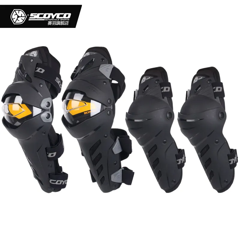 SCOYCO Motorcycle knee pads Elbow pads Racing Motocross knee protector motorbike gear pads