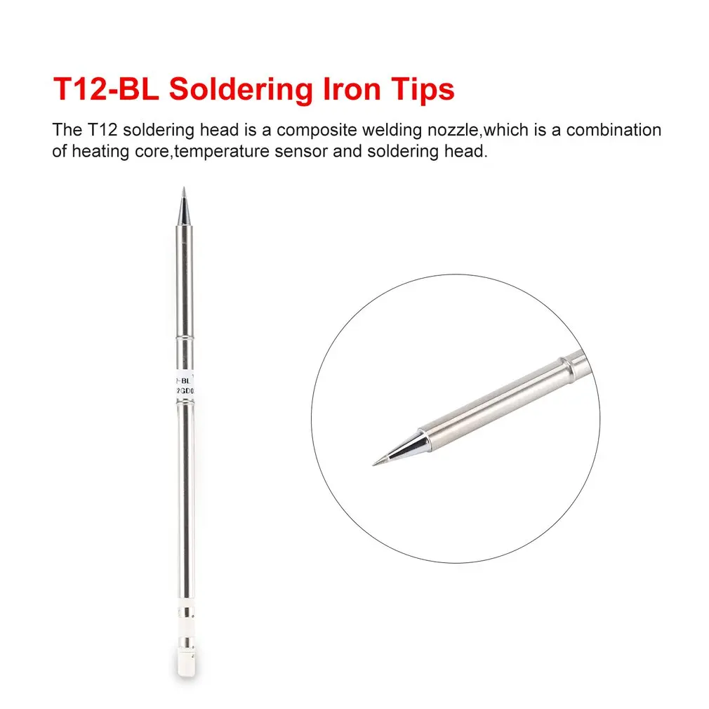 Наконечники для паяльника серии T12 T12-BL высококлассные сварочные инструменты T12 паяльный наконечник для паяльной станции Быстрый нагрев