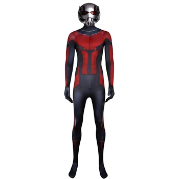 

Ant-Man Costume Custom Made 3D Printing Superhero Costume Halloween Bodysuit Cosplay Suit and Mask