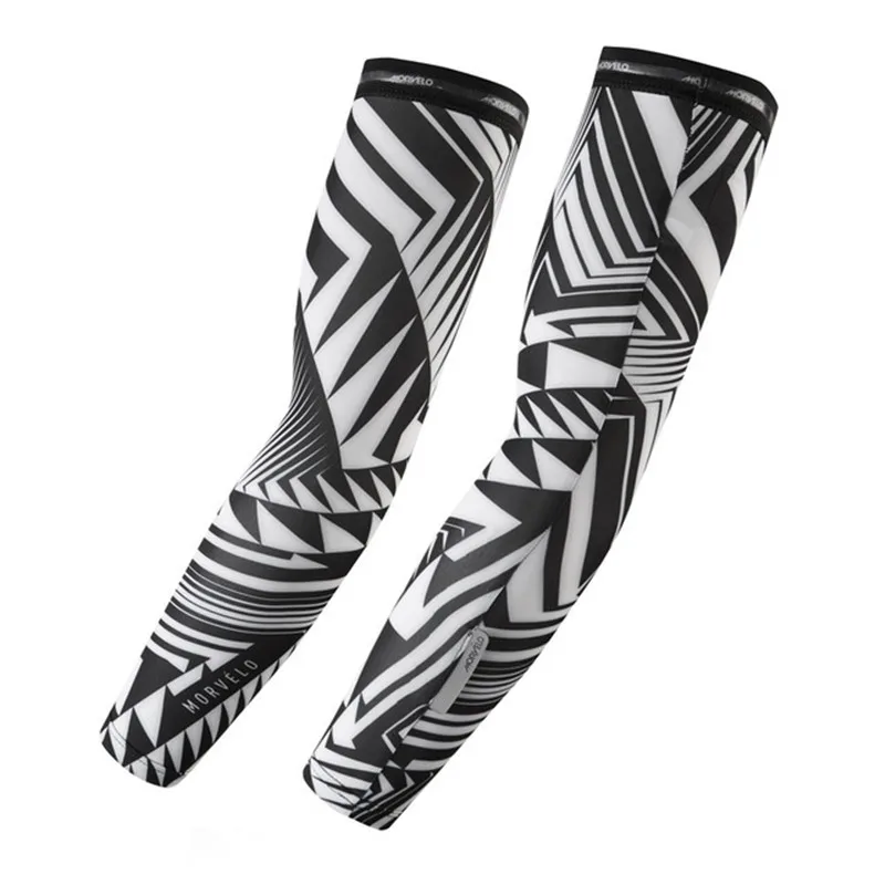 Morvelo summer lycra arm sleeve uk team 2019 Sun protection hand sleeve bike protective case cunstom cycling kit sport equipment