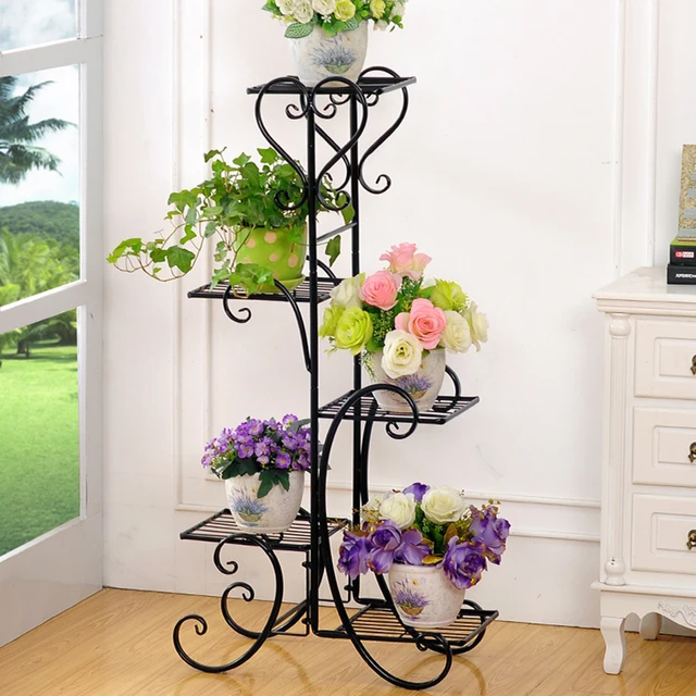 4 Tier Plant Stand Indoor Outdoor Corner Shelf Flower Pot 4 Tier Plant Stand Indoor Outdoor Corner Shelf Flower Pot Holder Planters Display Rack
