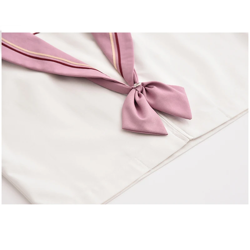 UPHYD Корейская школьная форма S-3XL милый розовый Япония JK школьная форма для девочек матросские Костюмы топ и плиссированная юбка