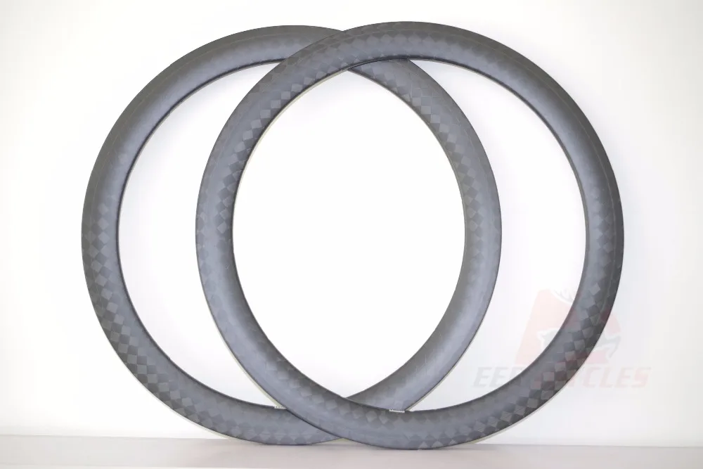 650c 50mm deep carbon rims tubular 12k matte