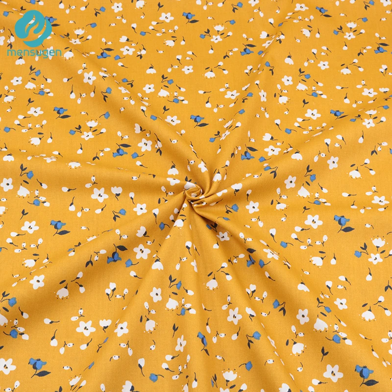 2 шт./партия имбирный Желтый Серый Цветочный из хлопчатобумажной ткани для лоскутного скрапбукинга повязка на голову DIY сумки детская обувь подушки ткань для шитья