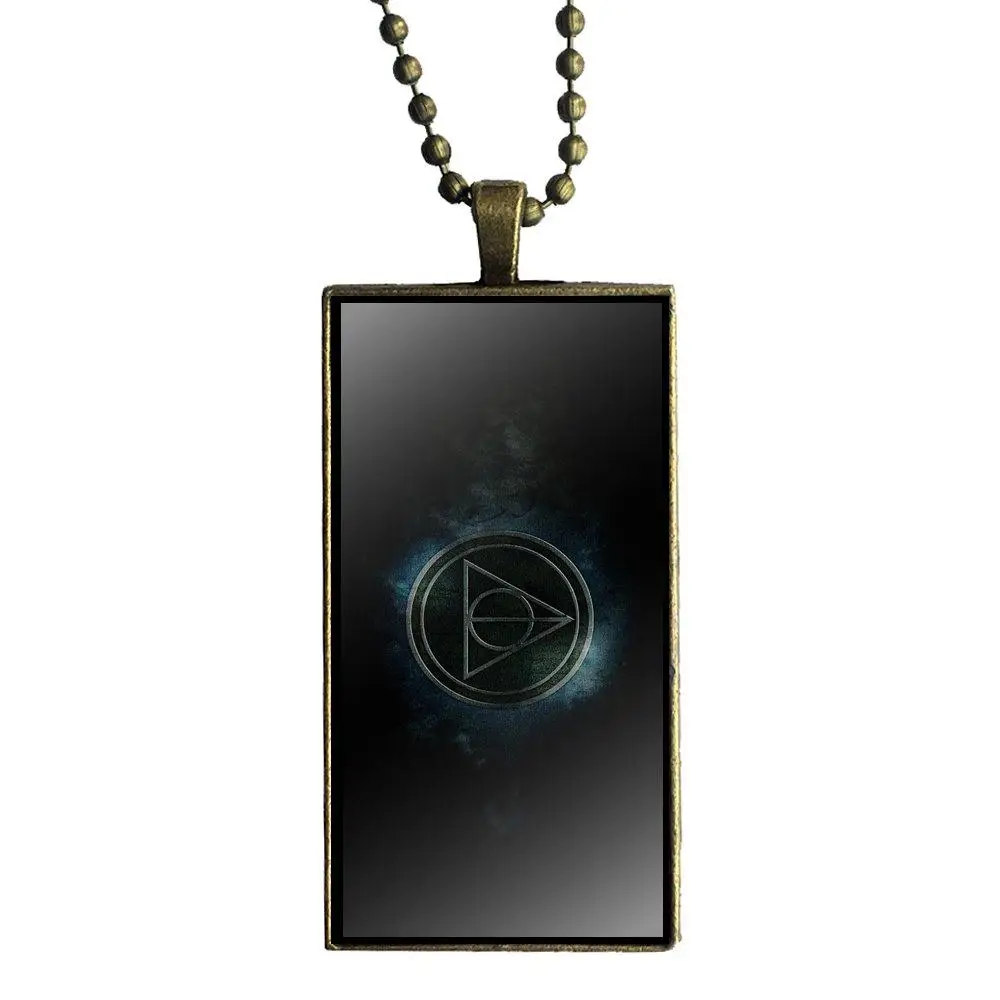 EJ glaze Severus Snape модное ожерелье с подвеской из стекла кабошона бронзовым покрытием