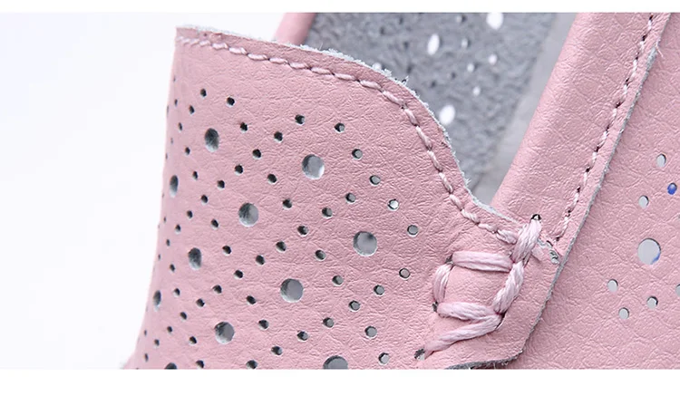 AH 168-New Arrival Cow Leather Women Loafers-5