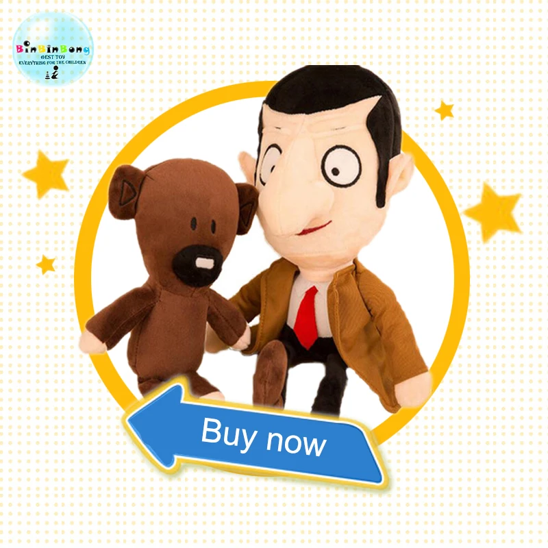 

30cm Mr Bean Teddy Bear Cute Kawaii Plush stuffed Toys Mr.Bean Toys For Children Birthday Present Gifts Knuffels Dieren N047