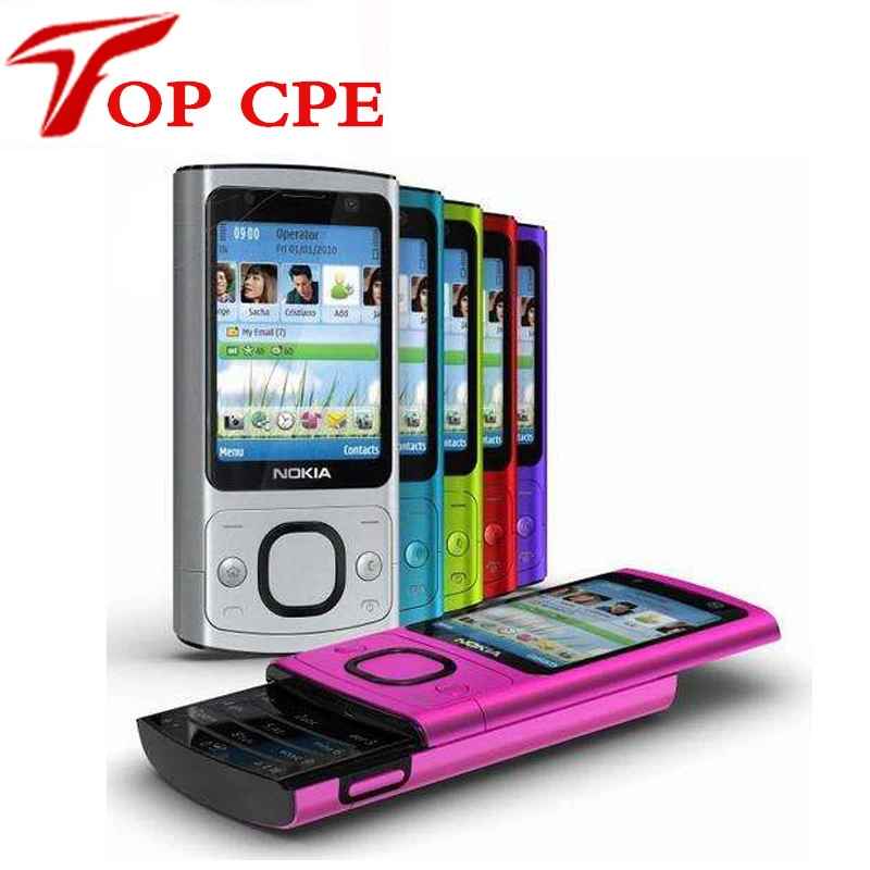 Refurbished Original Nokia 6700 slide Unlocked Mobile Phone 6700S 3G Smartphone 5MP Camera JAVE 2 2