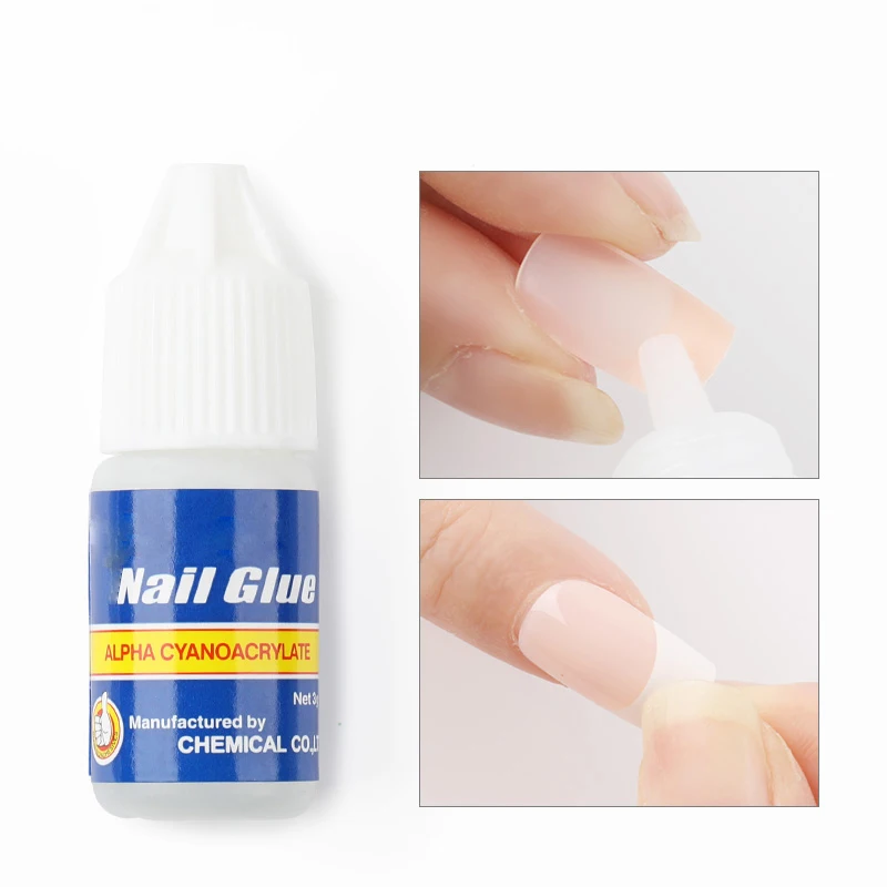 

1PCS Nail Art Decoration Glue Fake Nail Adhesive Transparent French Tips Manicure Accessories Net Weight 3g