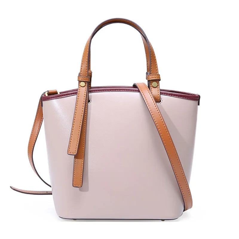 

Bag Woman Brand Leather Bucket Purse Luxury Handbags Women Single Shoulder Fashion Ladies Totes Bags Designer