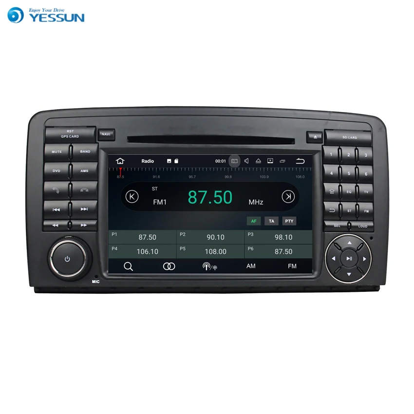 Perfect YESSUN Android Radio Car DVD Player For Benz R-W251 2007~2009 stereo radio multimedia GPS navigation With WIFI Bluetooth AM/FM 1