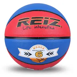 6 # Прочный PU кожа баскетбольный мяч износостойкие Нескользящие открытый конкурс обучение баскетбольный мяч с чистой иглы