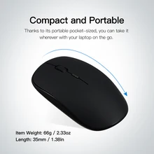 2,4G беспроводная мышь 1600 dpi оптическая заряжаемая мышь Беспроводная портативная Мобильная мышь с usb-приемником 4 кнопки для ПК ноутбука